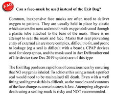 Mask Comments in Peaceful Pill ehandbook 2020 March