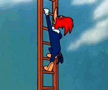 Woody woodpecker ladder
