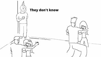 They Dont Know Meme Template of Party 1024x576