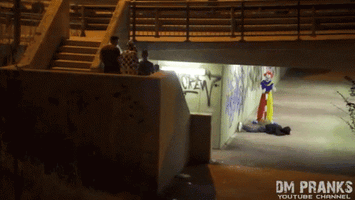Killer clown prank