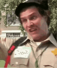 Officer doofy salute