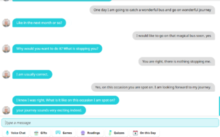 Chat bot journey