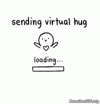 Hugs sending virtual hugs
