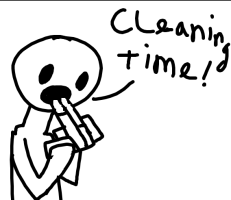 Cleaning time