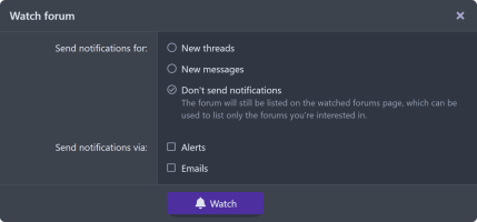 Watch forum