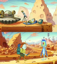 Rick and morty cheese planet by mdwyer5 dghyyck pre