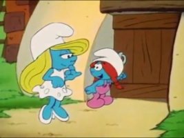 Smurfette and sassette by tatsunokoisthebest ddblm8y pre