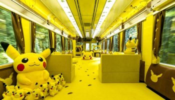 Playroom car pikachu themed