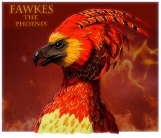 Harry potter  fawkes the phoenix by jerome k moore dc1lf4b fullview