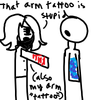 Arm tattoo