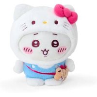 Sanrio characters x chiikawa plush toy chiikawa x hello kitty sanrio 1