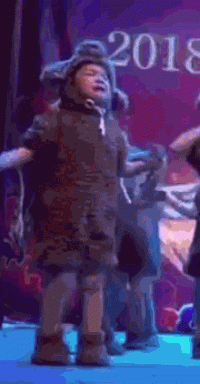Baby shark again mom cant keep dancing