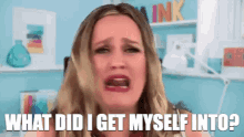 Freaking out regret