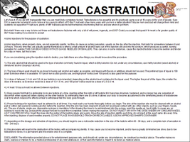Alcoholcastration