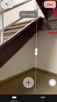 Iphone measure app stairwell height