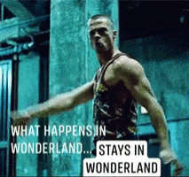 What happens in wonderland stays in wonderland