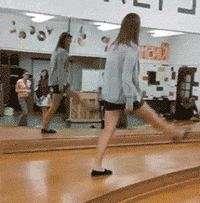 Guy prancing gif