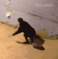 Fall down skateboard