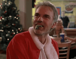 Bad santa being disgusting usagif
