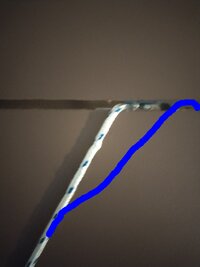 Sliding door setup   alternative rope placement