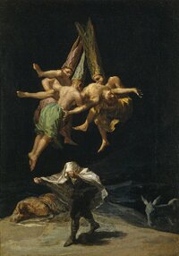 Francisco de Goya   Vuelo de brujas 1798