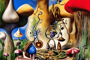 Alice In Wonderland By Salvador Dali With Magic Mushrooms And 62329087 1