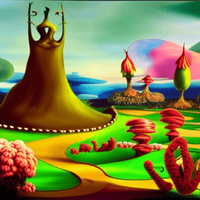Salvador Dali Alice In Wonderland Scenery Graphic 42206603 1