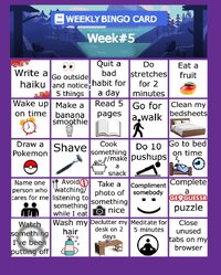 5 week card