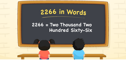 Number in word 2266