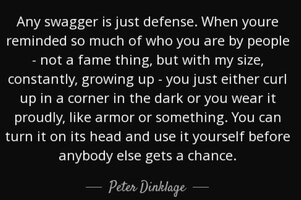 Quote any swagger is just defense when youre reminded so much of who you are by people not pet