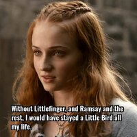 Without littlefinger and ramsay and the rest i would dxo
