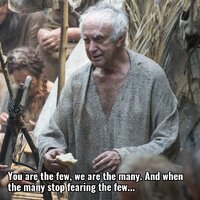 You are the few we are the many and when the many stop 1h 