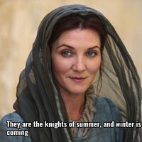 They are the knights of summer and winter is coming r5t