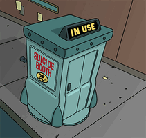 Suicide booth futurama